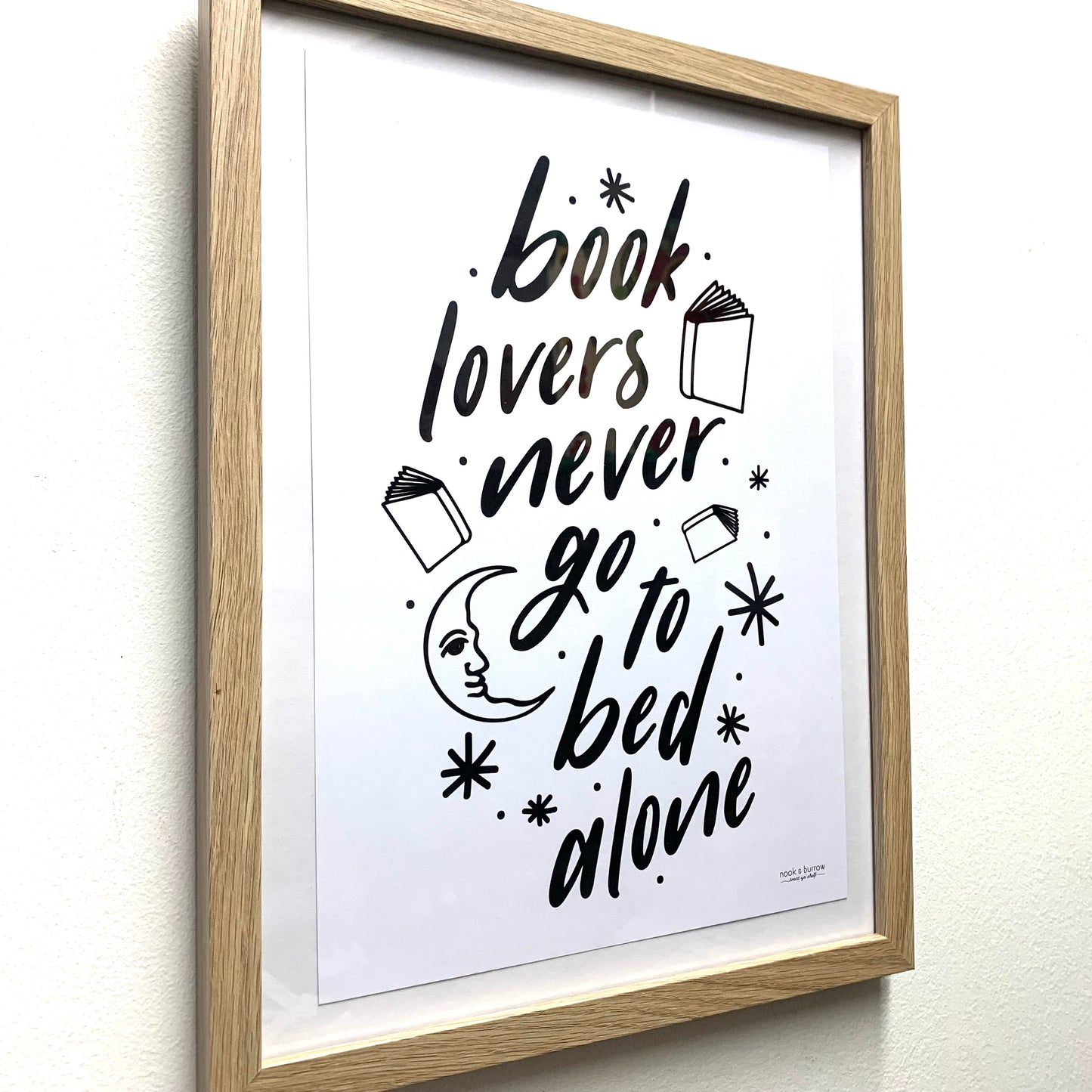 NOOK & BURROW- "Book Lovers" Framed Print