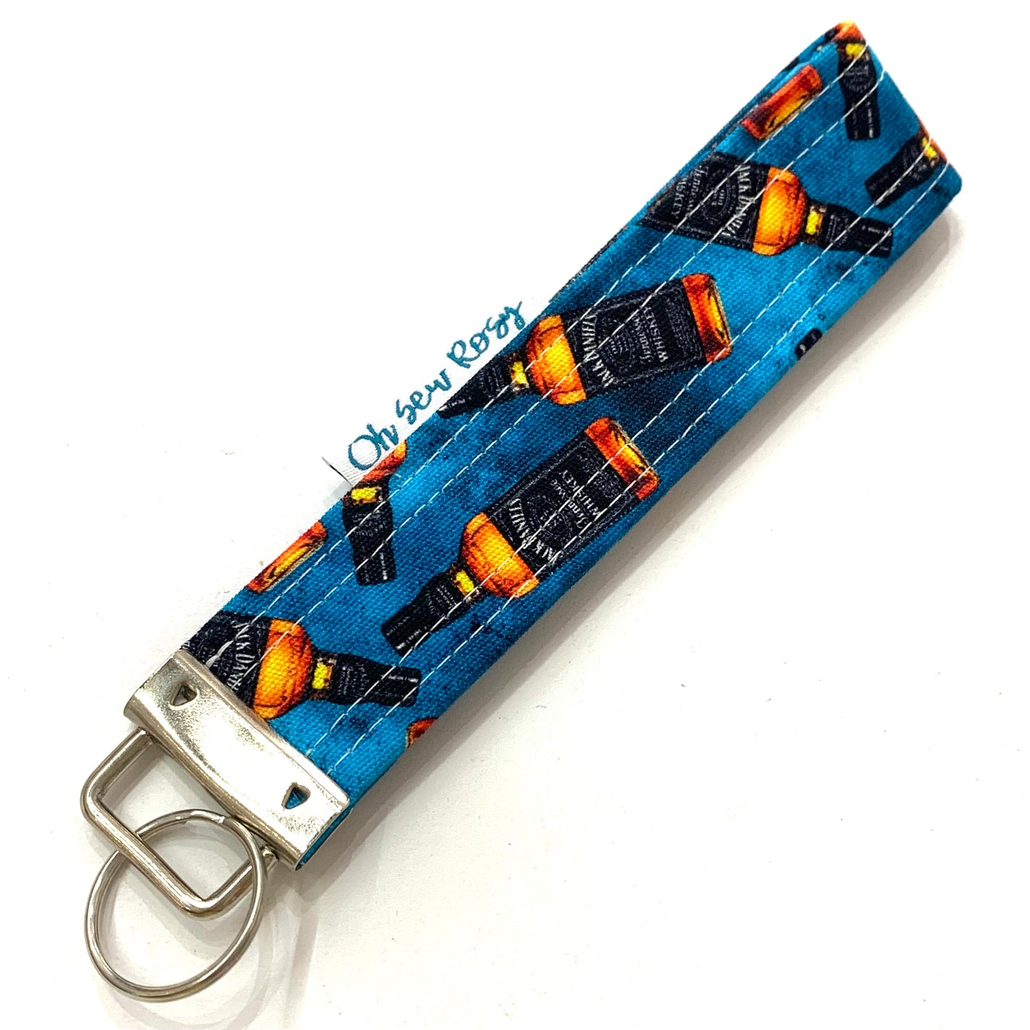 OH SEW ROSY: KEY FOBS/WRISTLET- JACK DANIELS