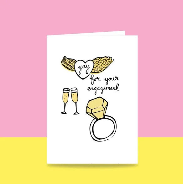 ABLE & GAME- Yay Engagement- Engagement/Wedding Card