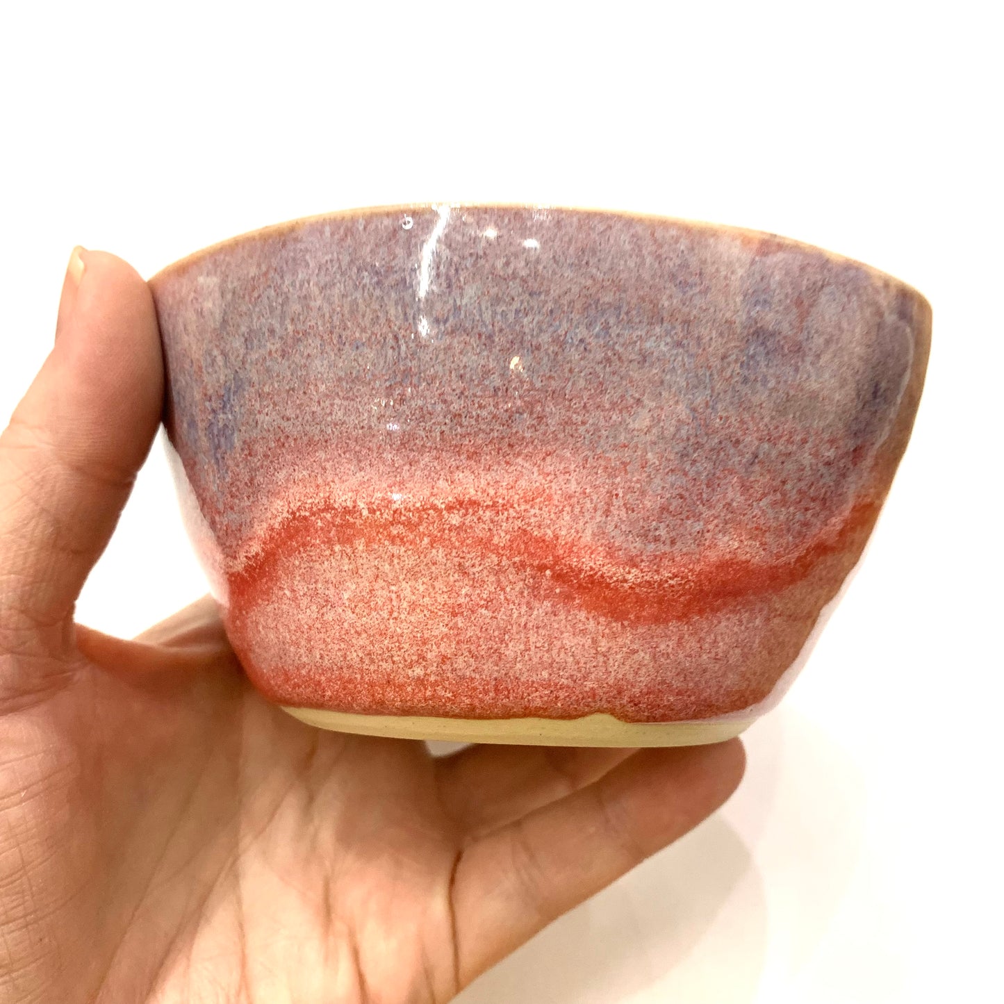 EARTH BY HAND- Heart Dishes- Pink & Purple