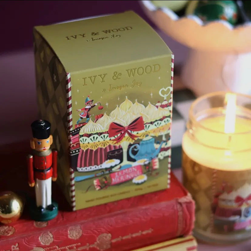 IVY & WOOD - "Lemon Meringue"-Limited Edition Christmas Candle