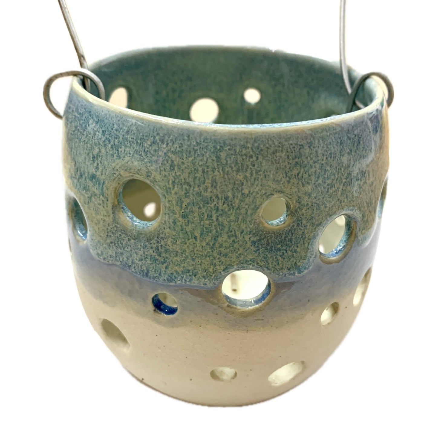 EARTH BY HAND- Blue Melt Hanging Lanterns