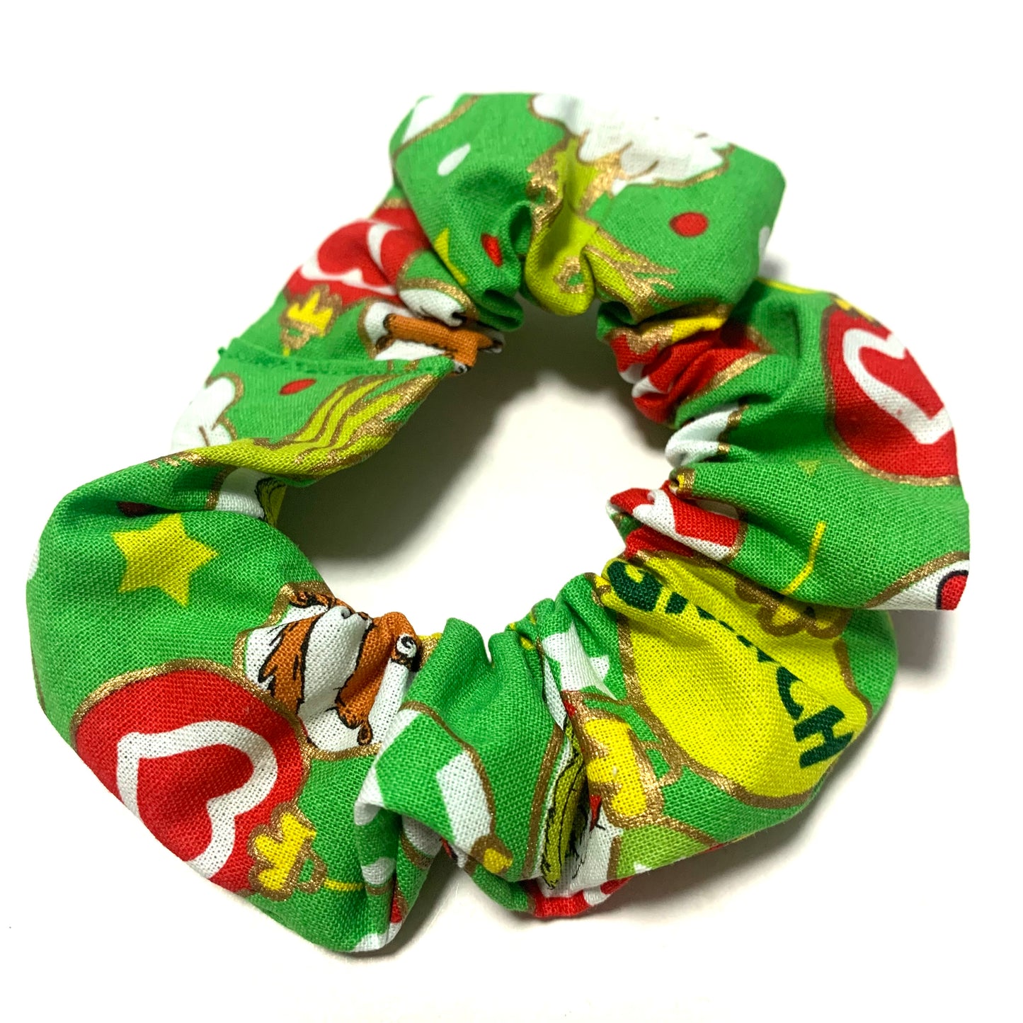 MUMMA WHOOPEE - Regular “Green Grinch” CHRISTMAS SCRUNCHIES