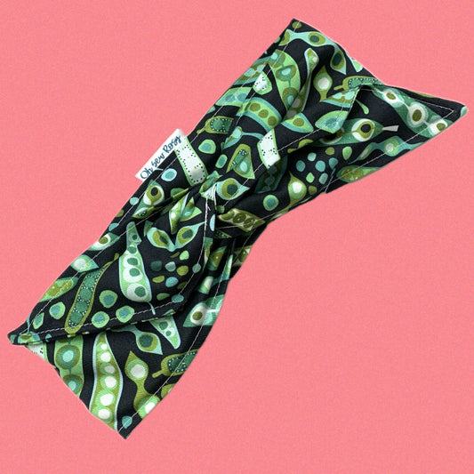 OH SEW ROSY: WIRE HEADBAND - Peas in a Pod (Jocelyn Proust Fabric)