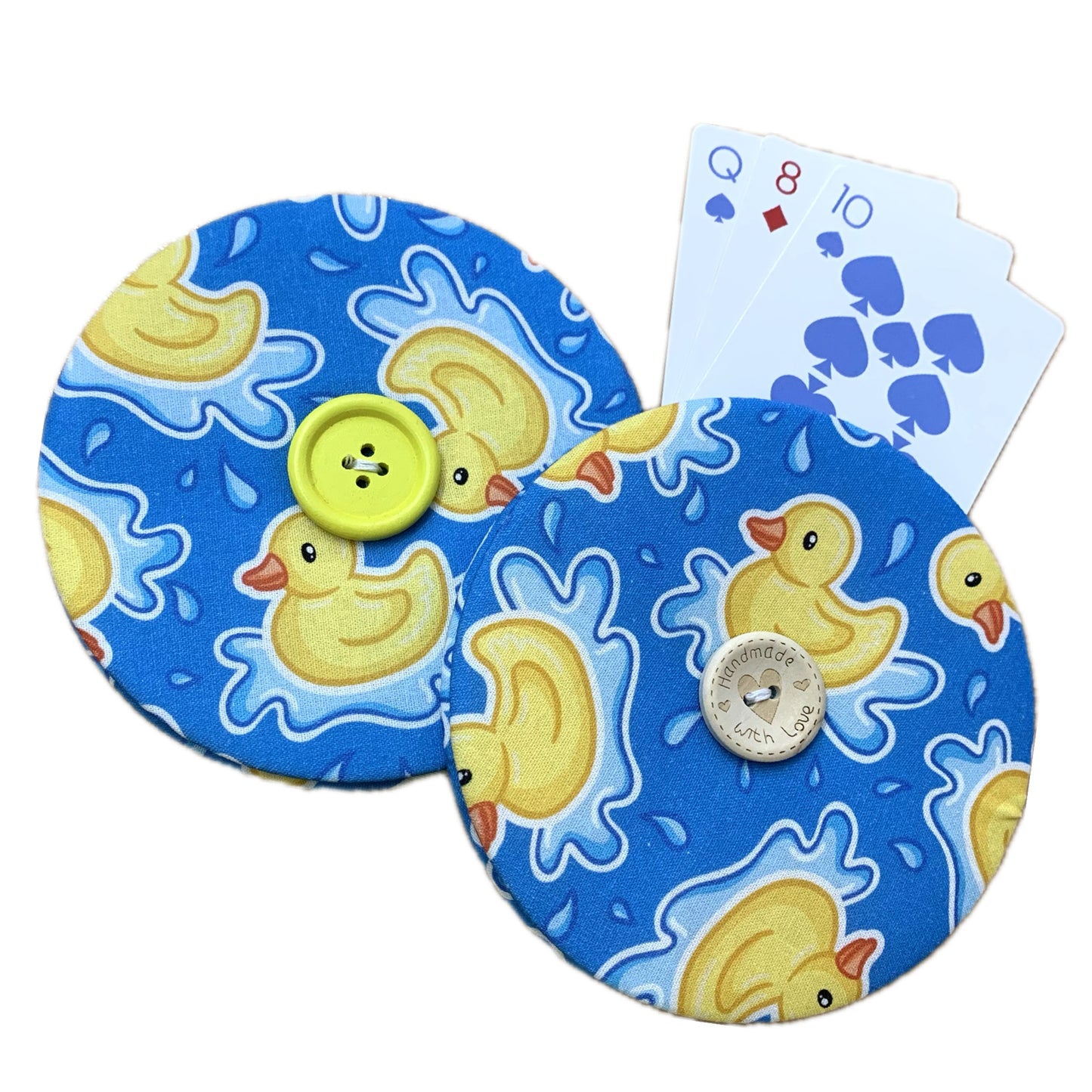 OH SEW ROSY: Playing Card Holders- RUBBER DUCKIES