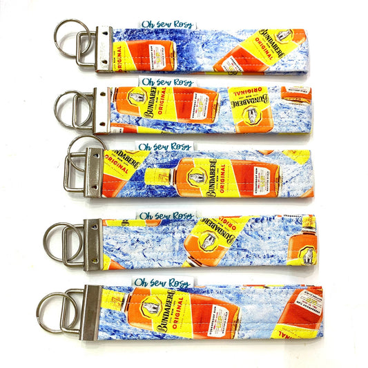 OH SEW ROSY: KEY FOBS/WRISTLET- BUNDY BLUE