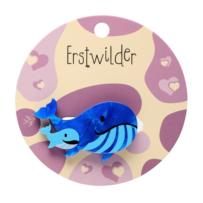ERSTWILDER - Whales Simplified Mini Brooch - BY YOUR SIDE COLLECTION 4