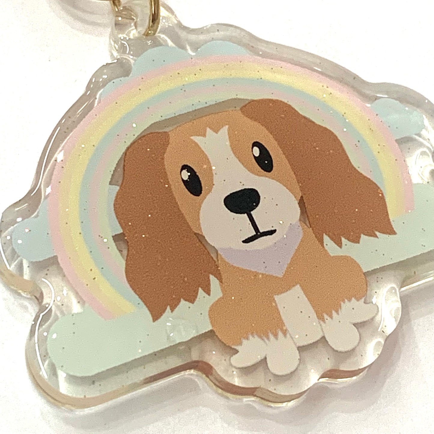 SHERBET CANDY- Far Far Away Collection - Over the Rainbow Keyring