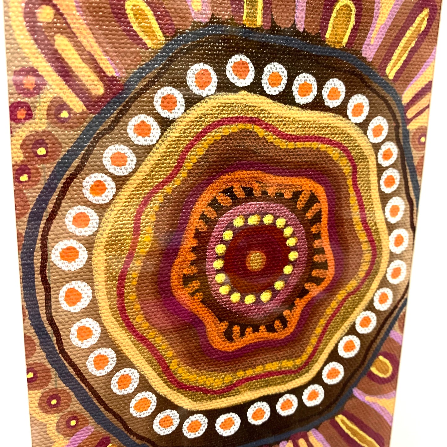 ART BY GAYLEE - Small Shadow Box Framed Original Painting #3