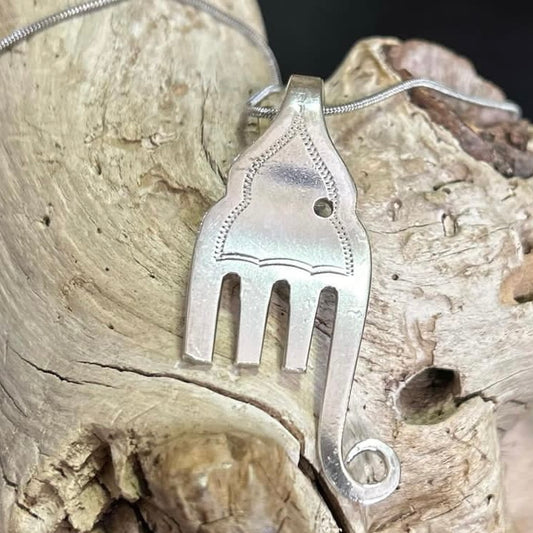 MOLLY MADE- "Elephant" Fork Pendant Necklace