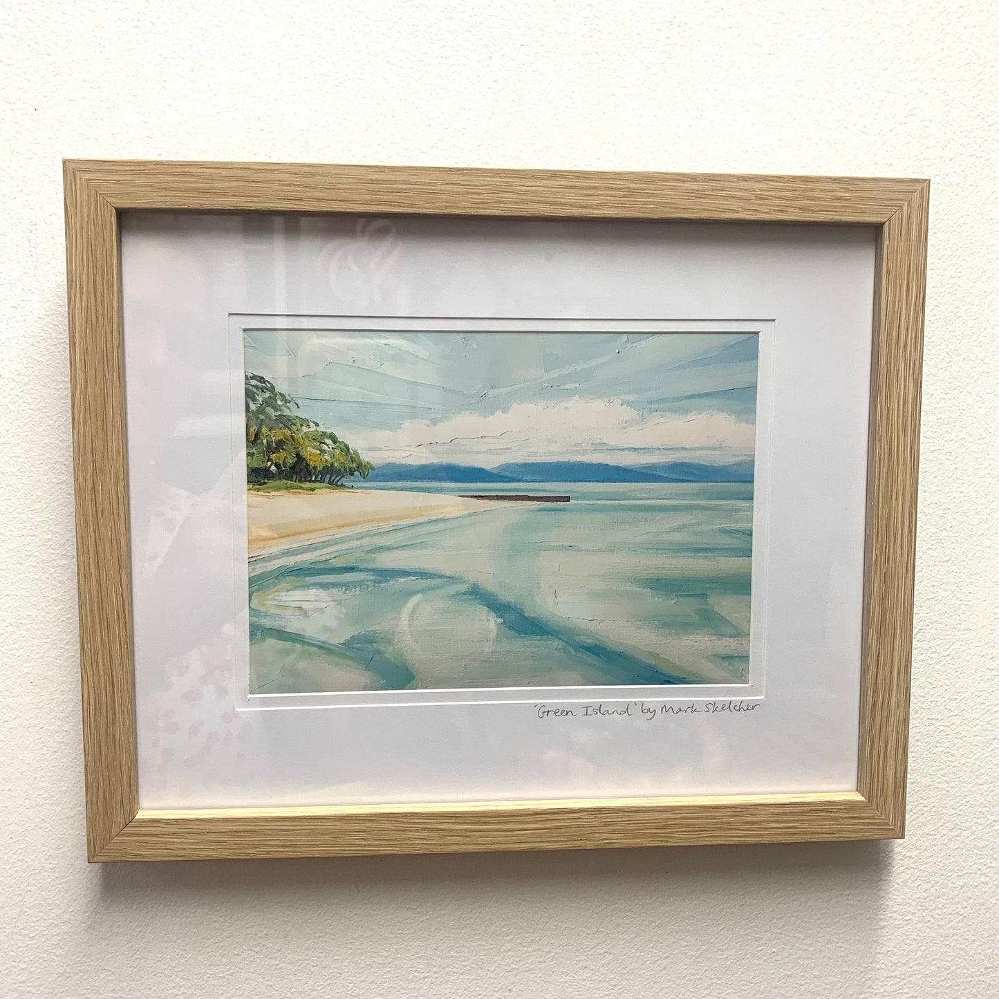 Mark Skelcher Artist - "Green Island"- Framed Artist Print