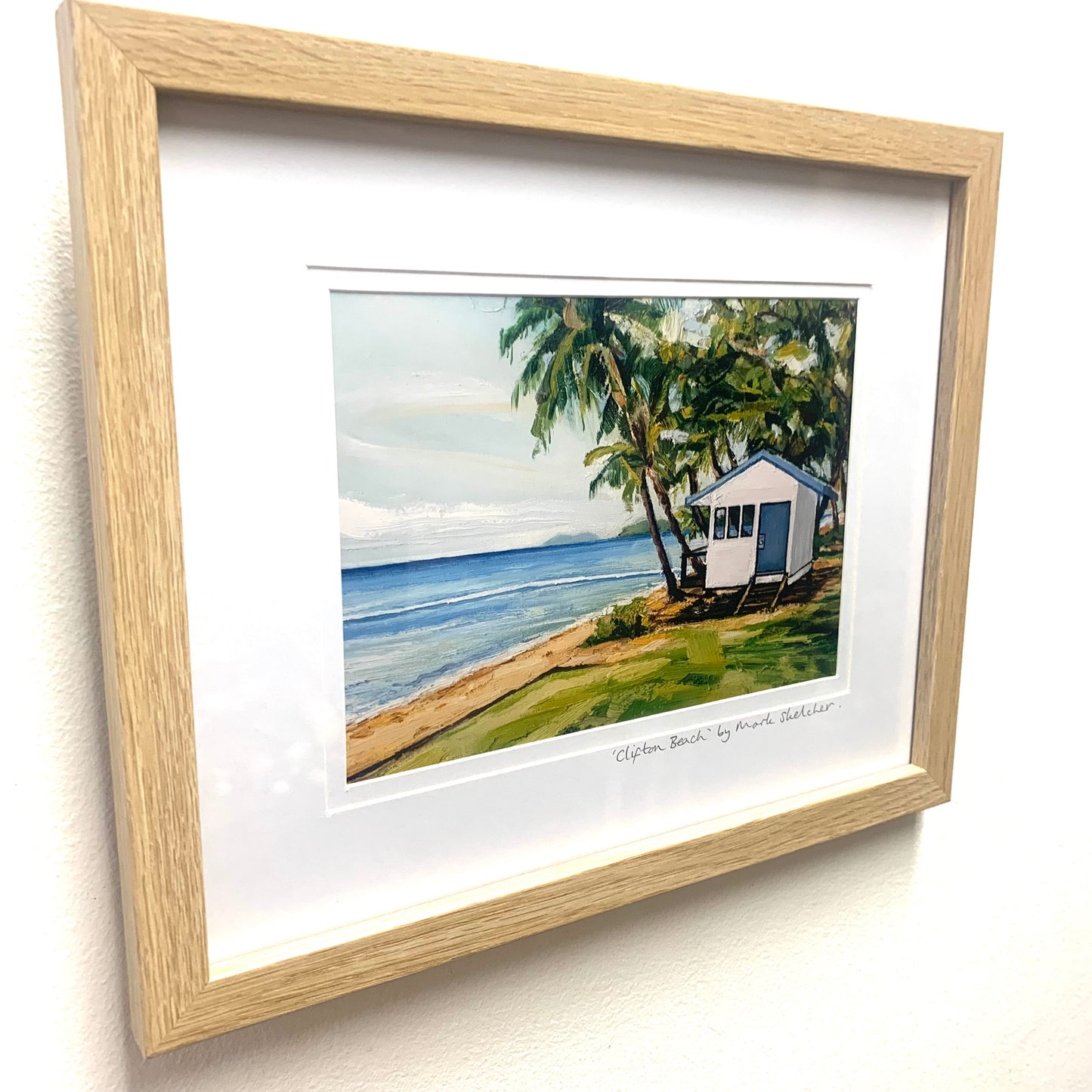 Mark Skelcher Artist - "Clifton Beach (Shack)"- Framed Artist Print
