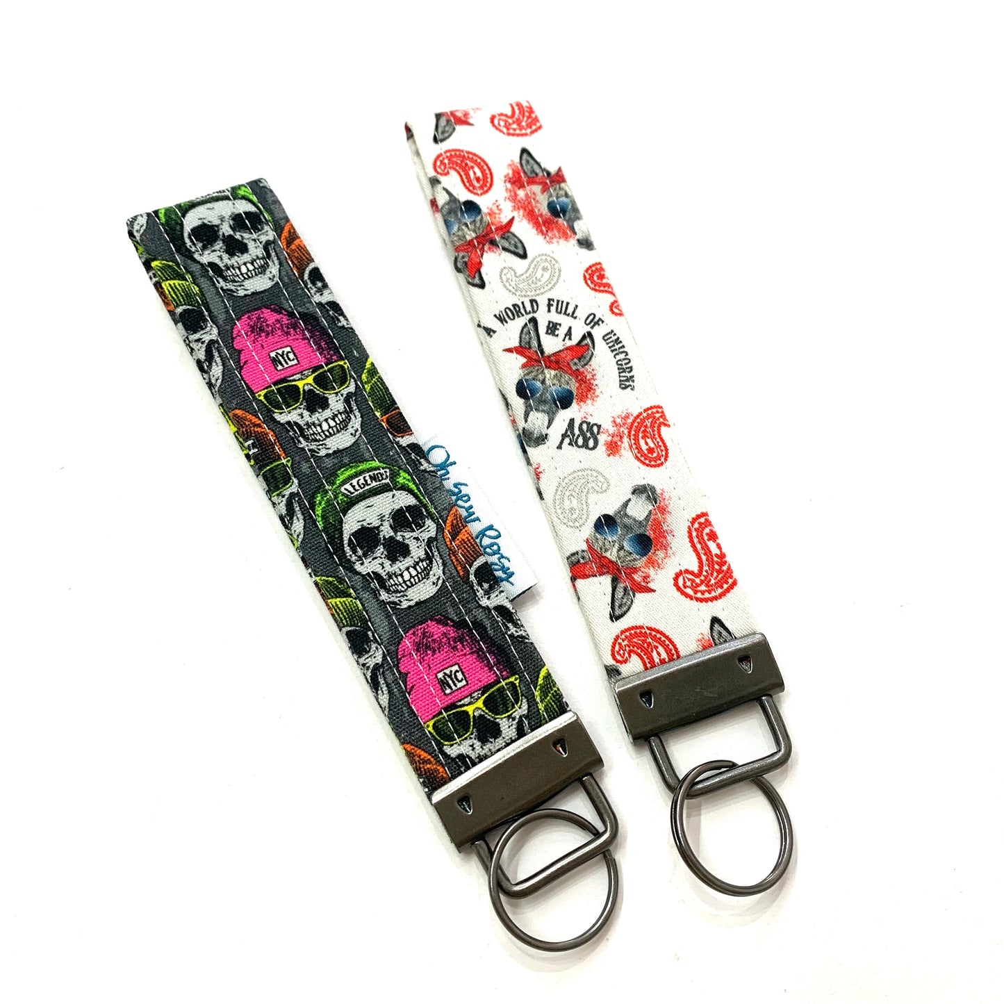 OH SEW ROSY: KEY FOBS/WRISTLET- BE AN ASS