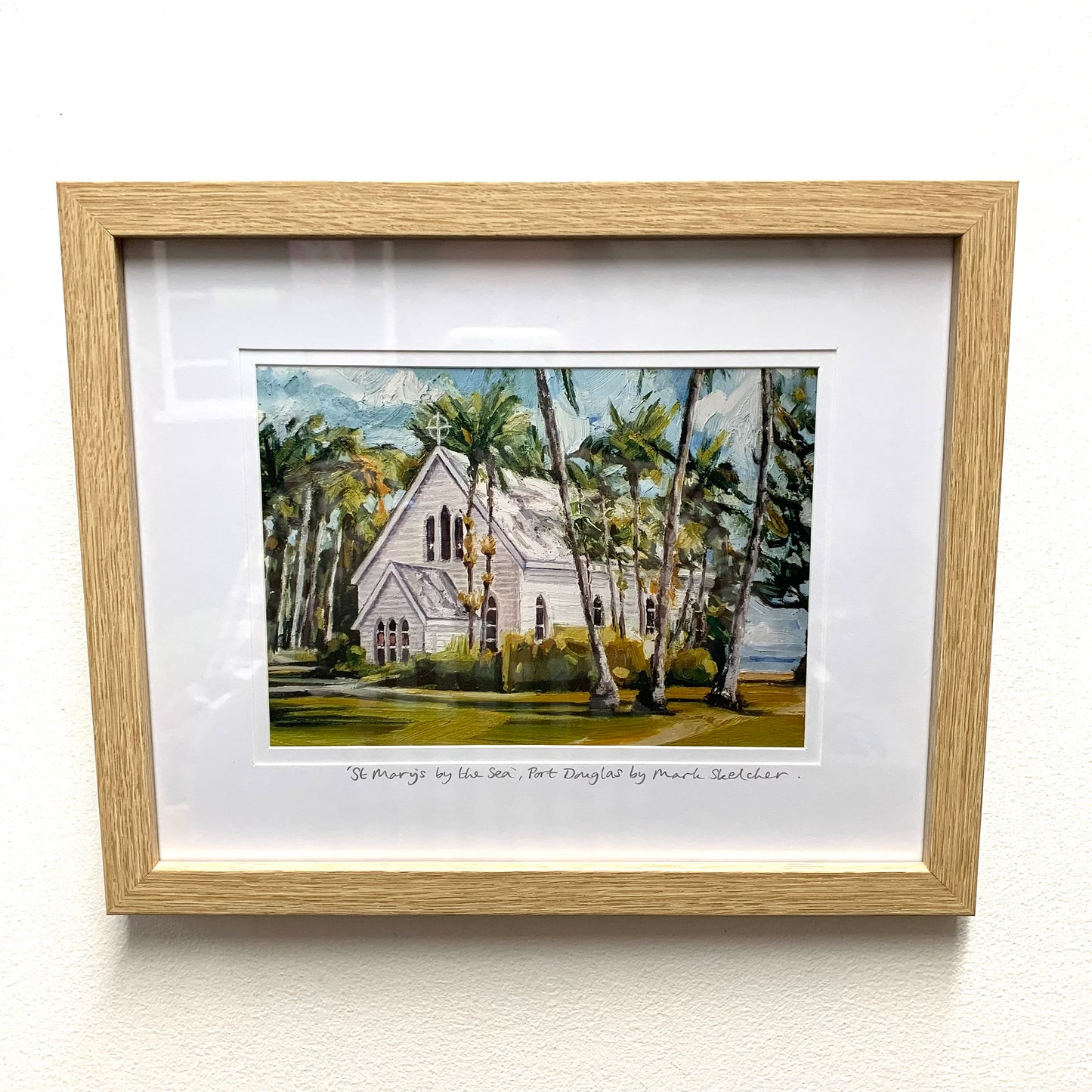 Mark Skelcher Artist - "St Mary's by the Sea, Port Douglas"- Framed Artist Print