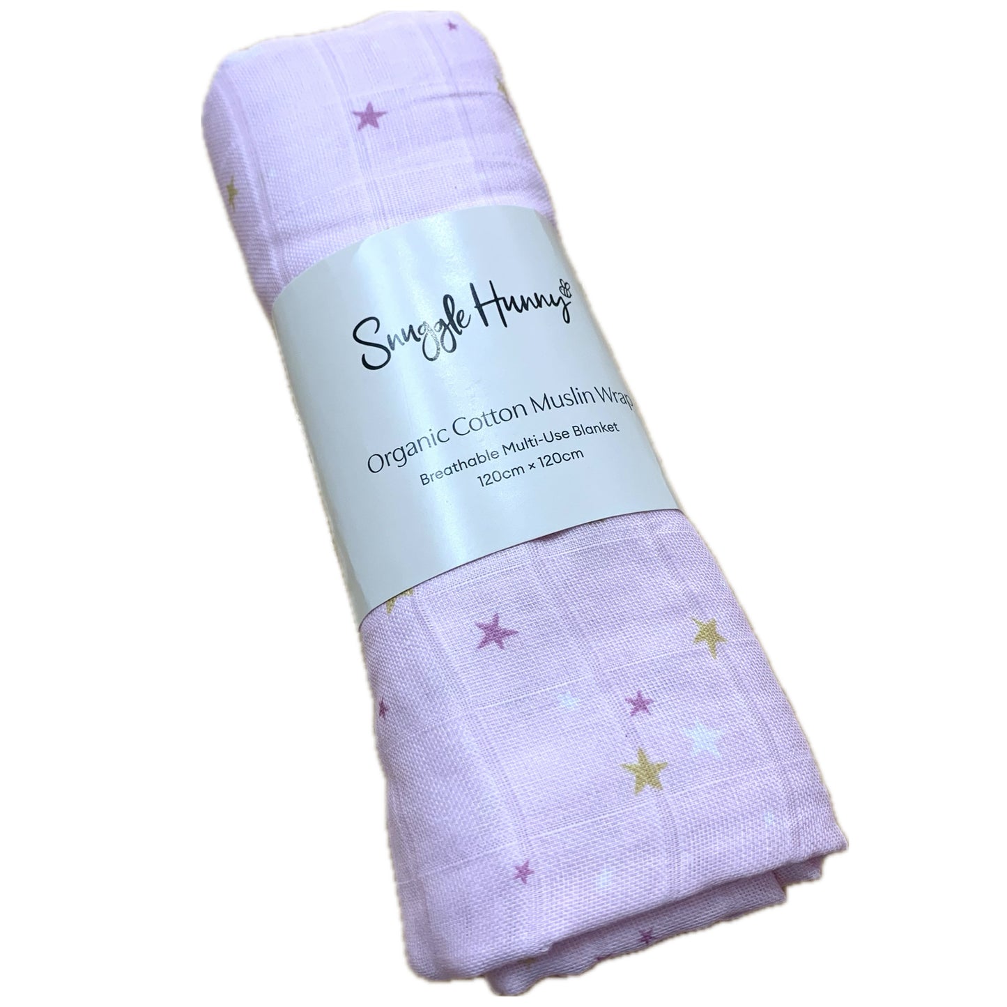 SNUGGLE HUNNY Twinkle Organic Muslin Wrap