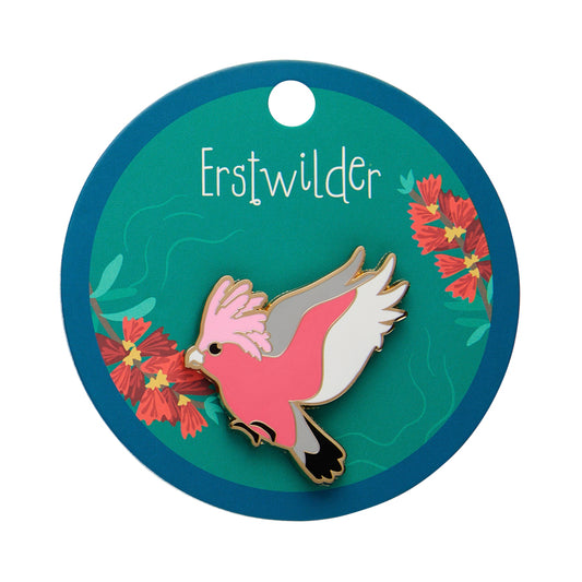 ERSTWILDER - "Gertie the Galah" Enamel Pin - AUSTRALIANA COLLECTION