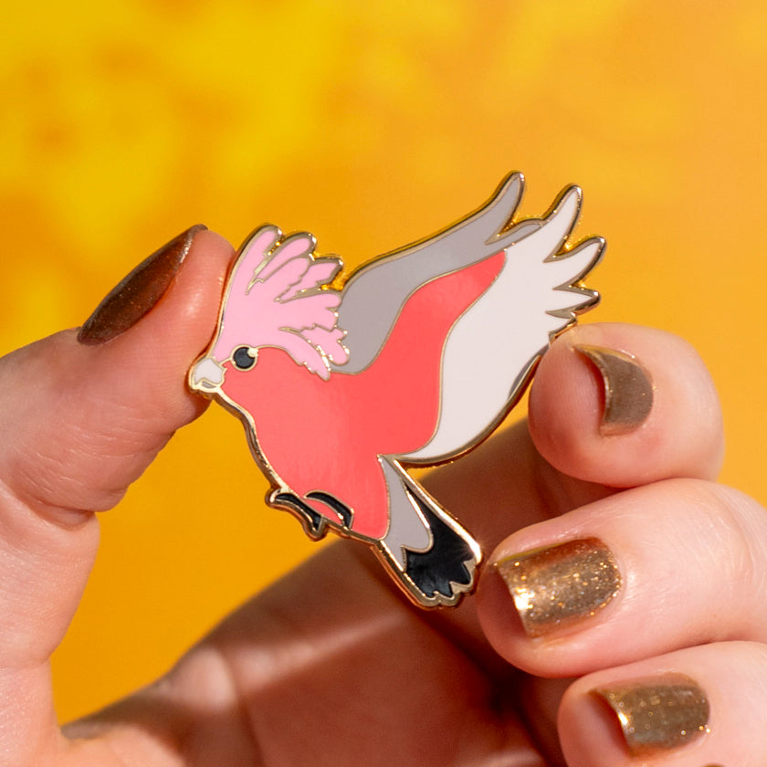 ERSTWILDER - "Gertie the Galah" Enamel Pin - AUSTRALIANA COLLECTION