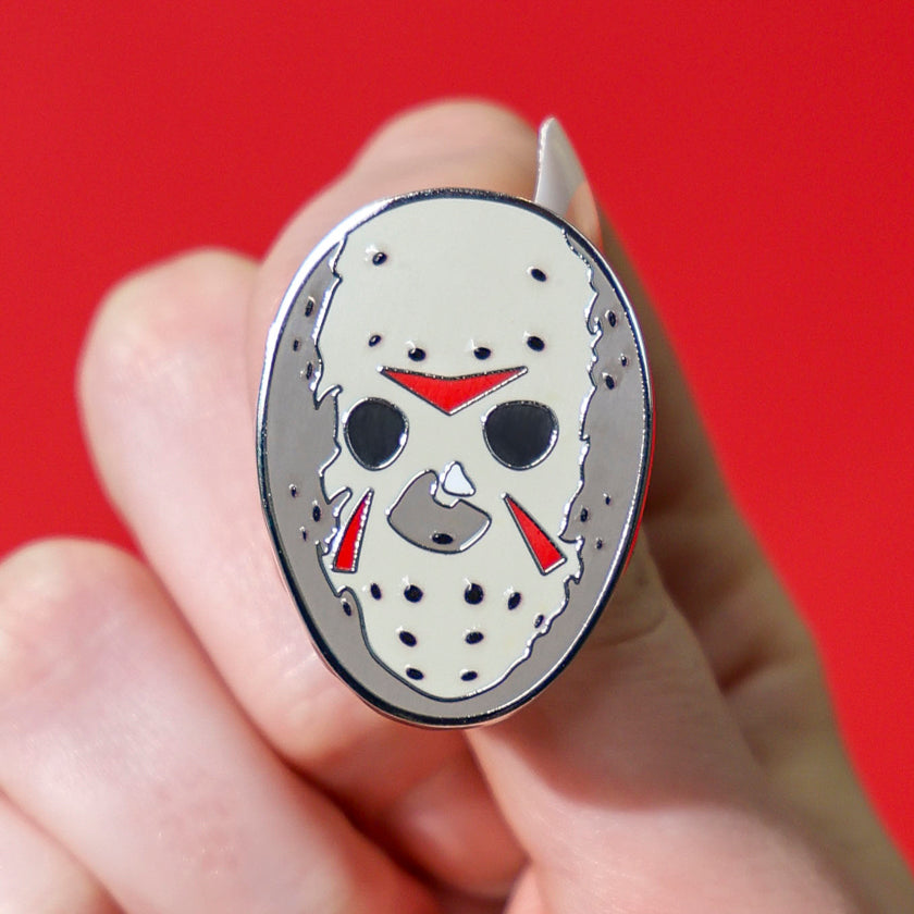 ERSTWILDER - "Jason Voorhees Enamel Pin" - THRILLS AND CHILLS- HALLOWEEN COLLECTION