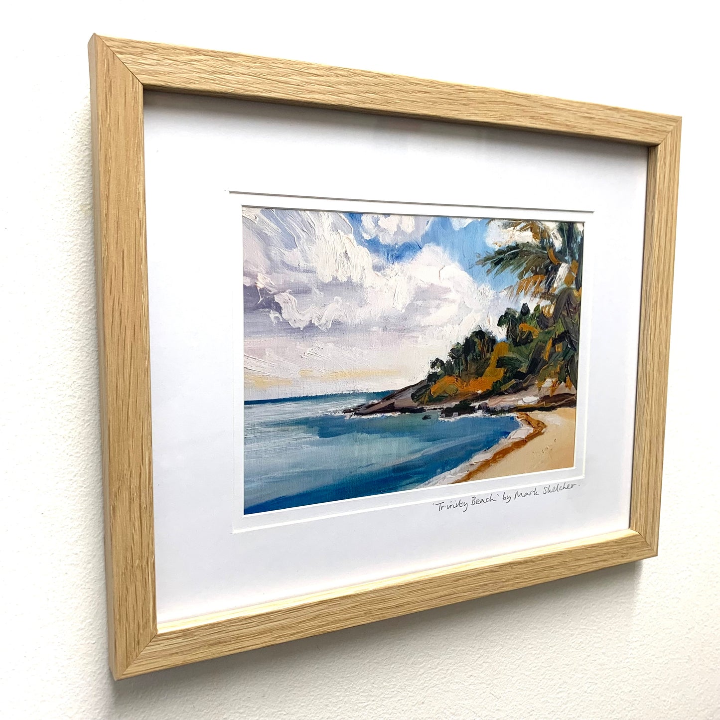 Mark Skelcher Artist - "Trinity Beach"- Framed Artist Print