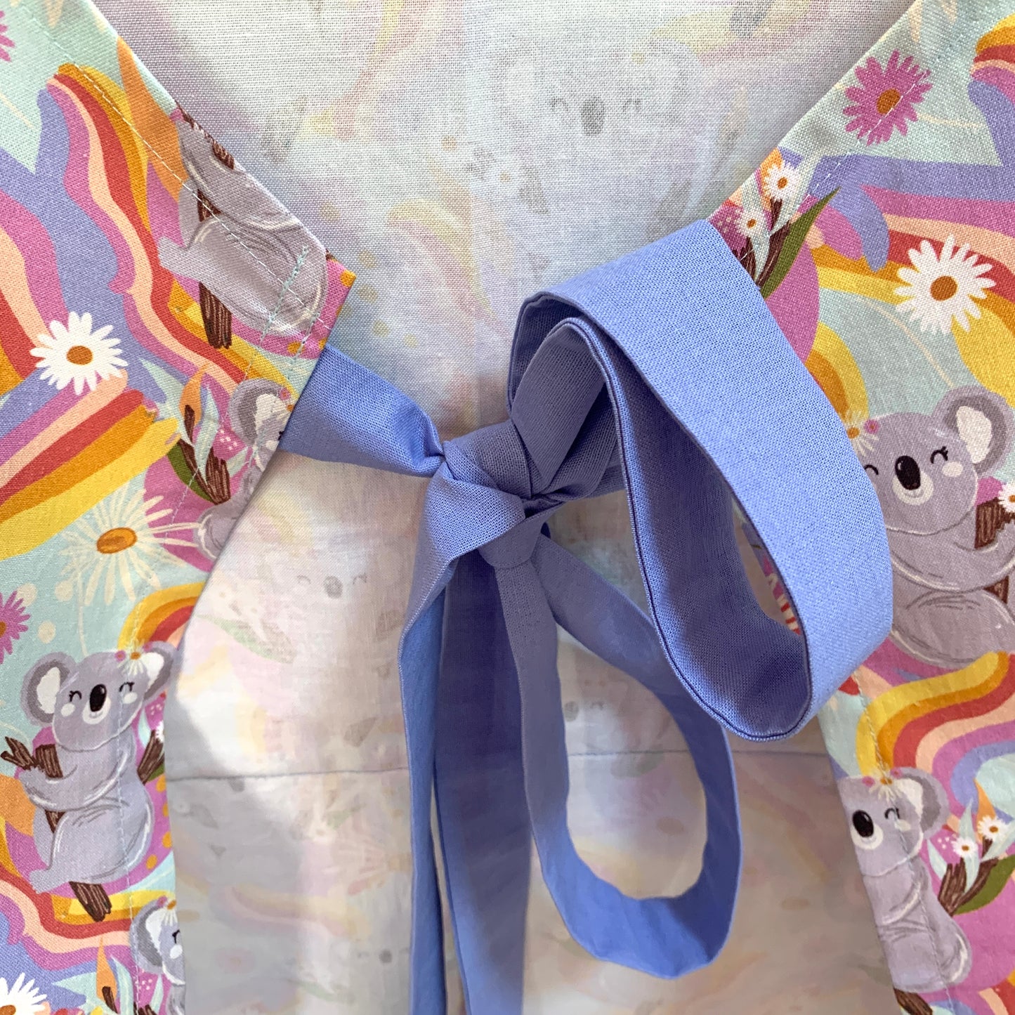 MUMMA WHOOPEE- "Koala Kaleidoscope" Christie Williams Fabric- APRON