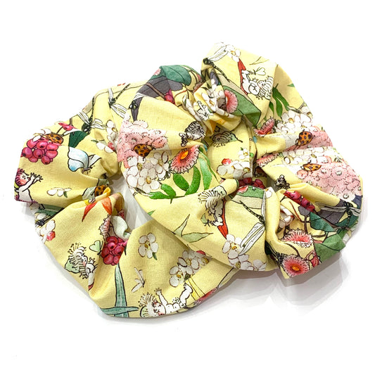 MUMMA WHOOPEE - JUMBO "Yellow Gumnut Babies" SCRUNCHIES