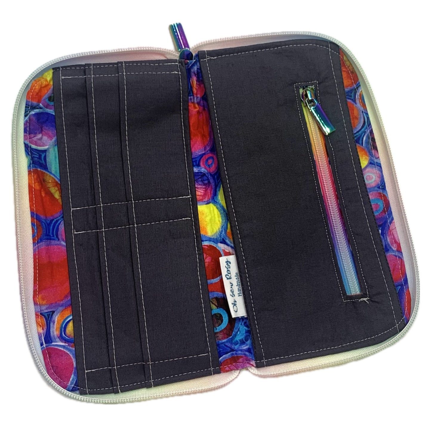 OH SEW ROSY: Wallets/Purses- Circles Abstract