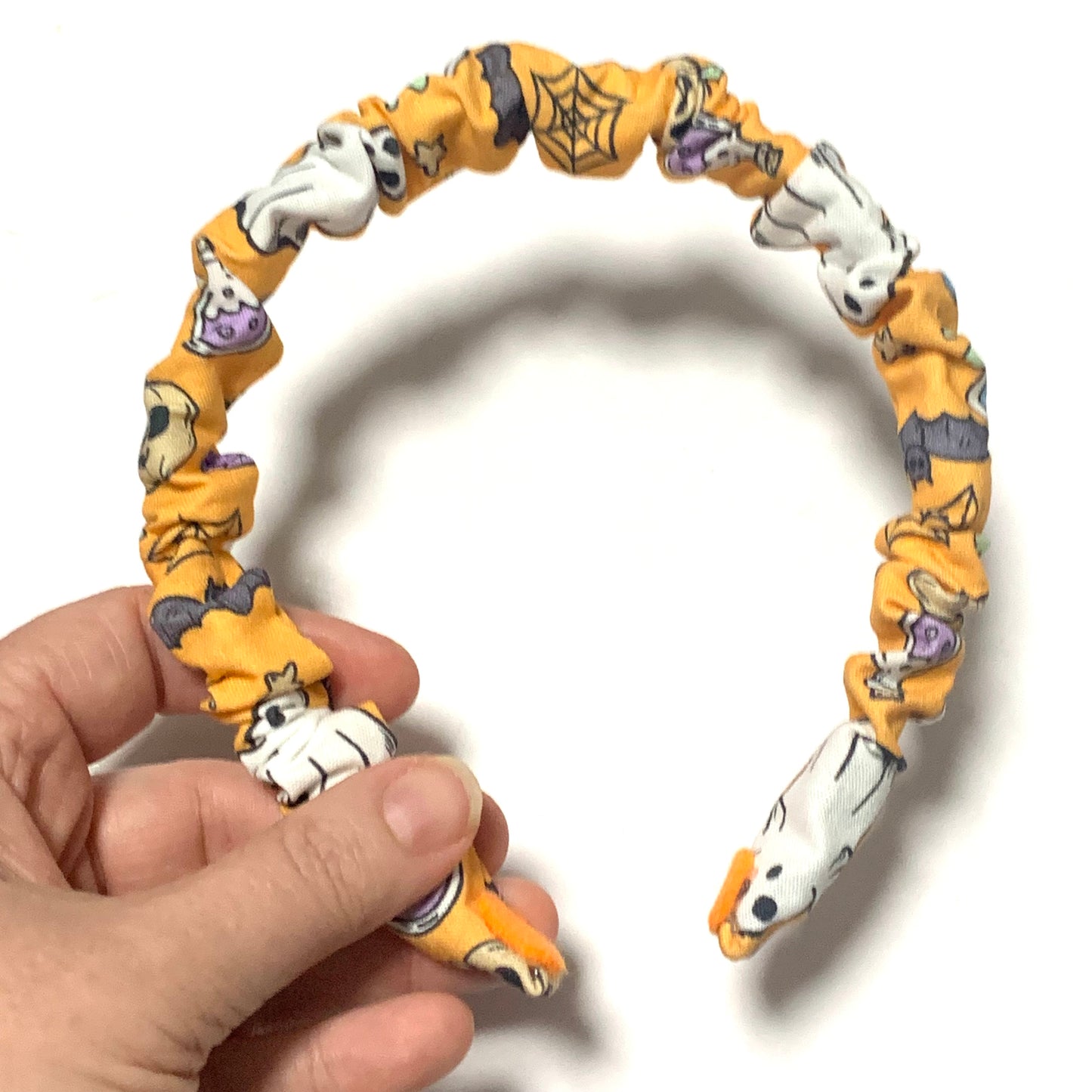 THIS BIRD HAS FLOWN - Spooky Cute- SMALL HALLOWEEN SCRUNCHIE HEADBANDS