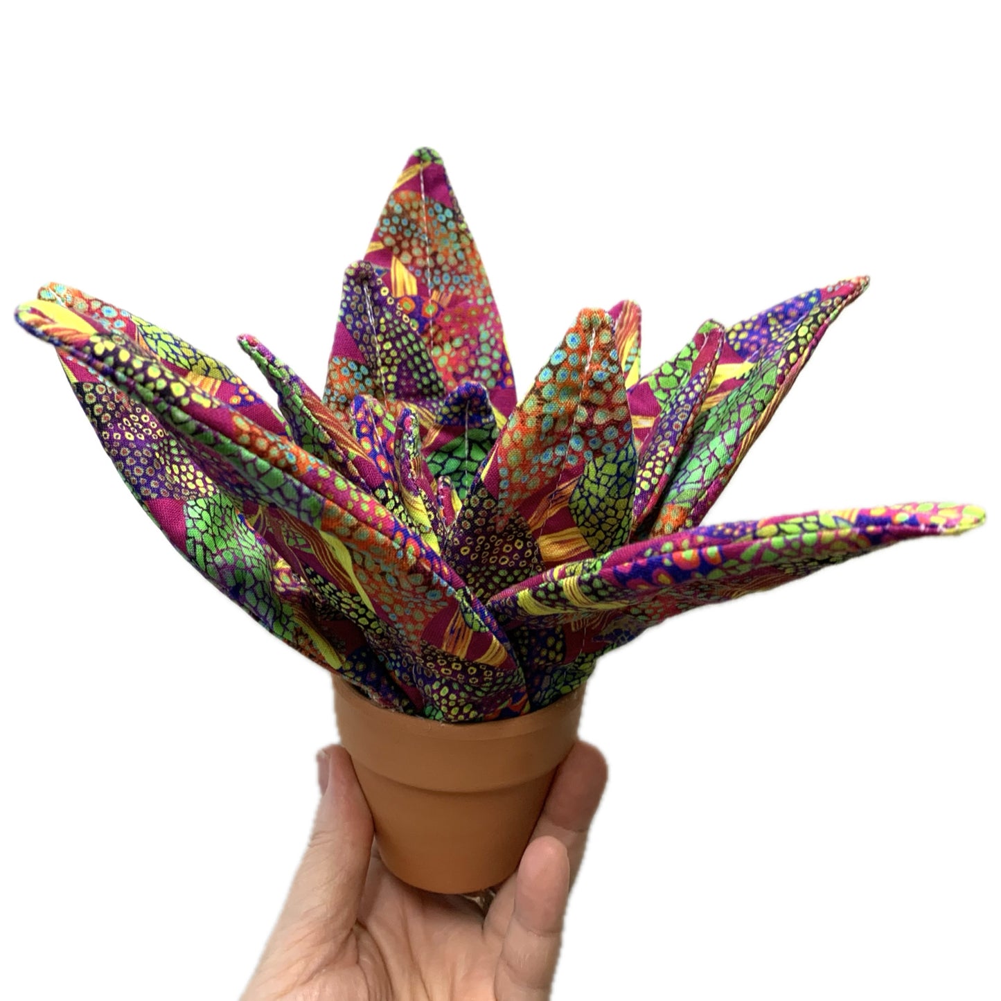 OH SEW ROSY: Mini Fabric Pot Plants