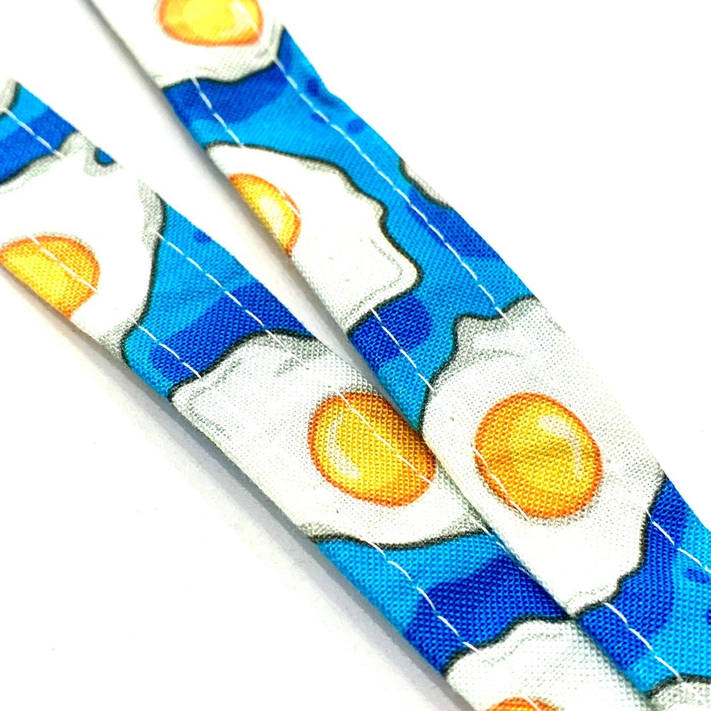 OH SEW ROSY: FABRIC LANYARD - Fried Egg