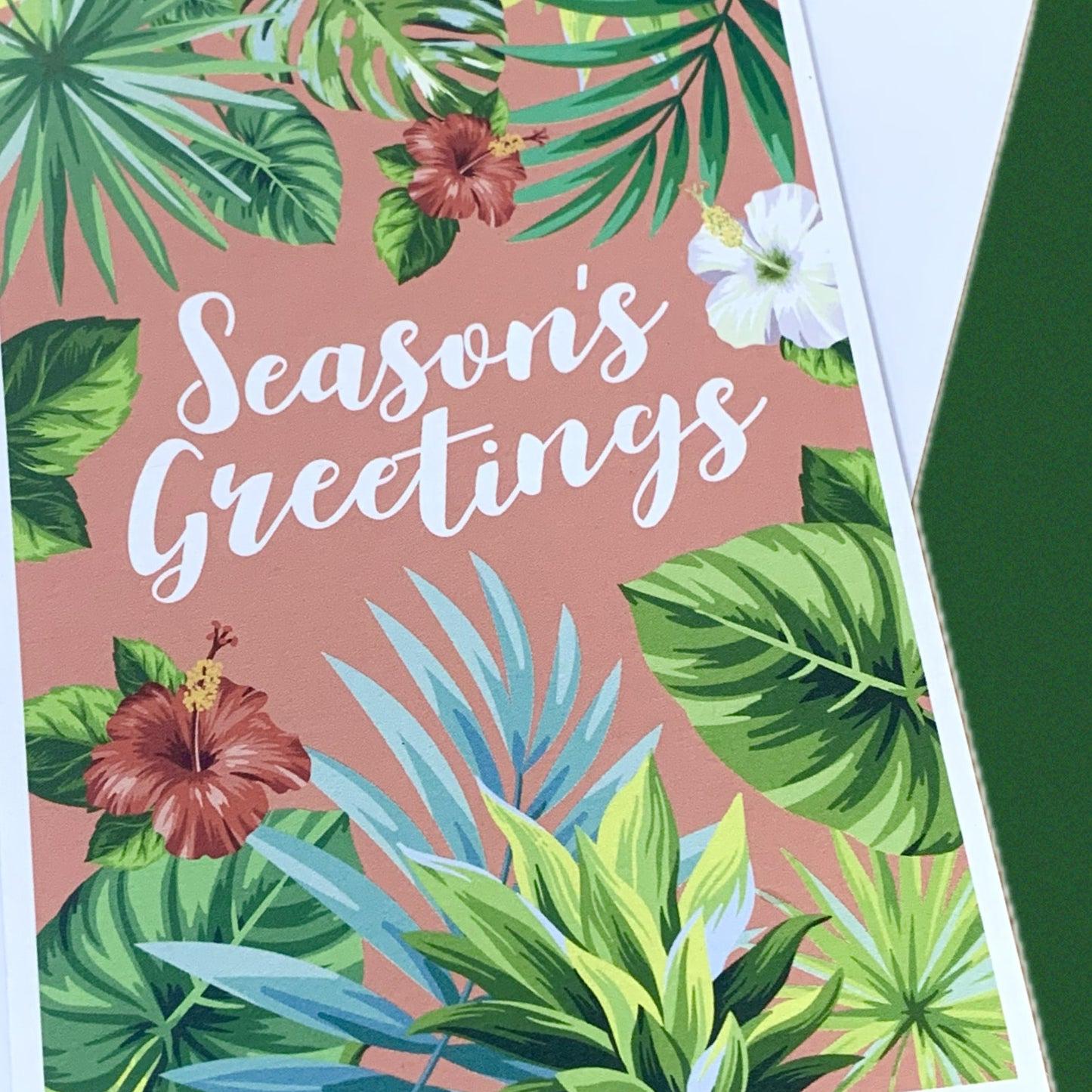 NOOK & BURROW- "Tropical Christmas"- Christmas Card