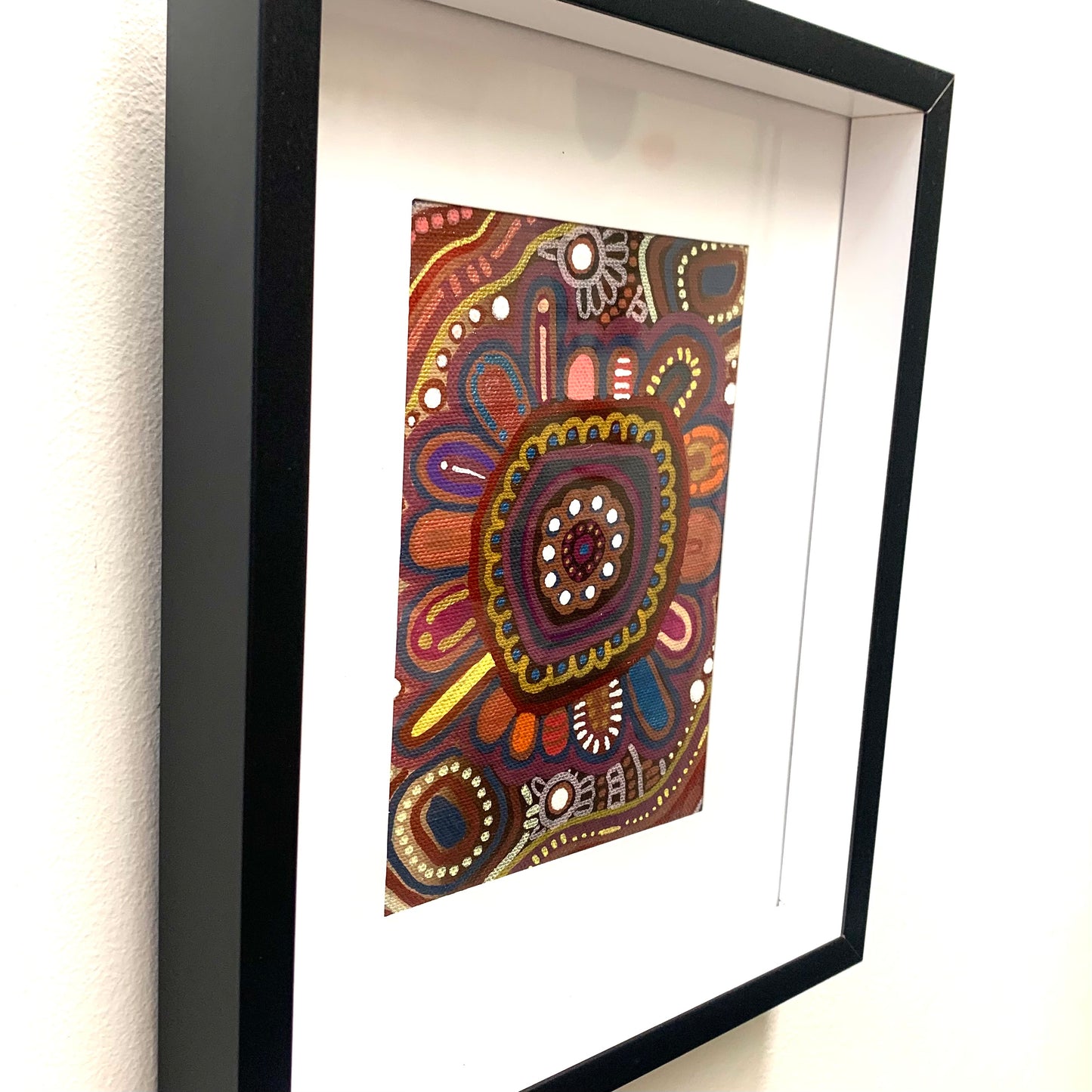 ART BY GAYLEE - Small Shadow Box Framed Original Painting #1