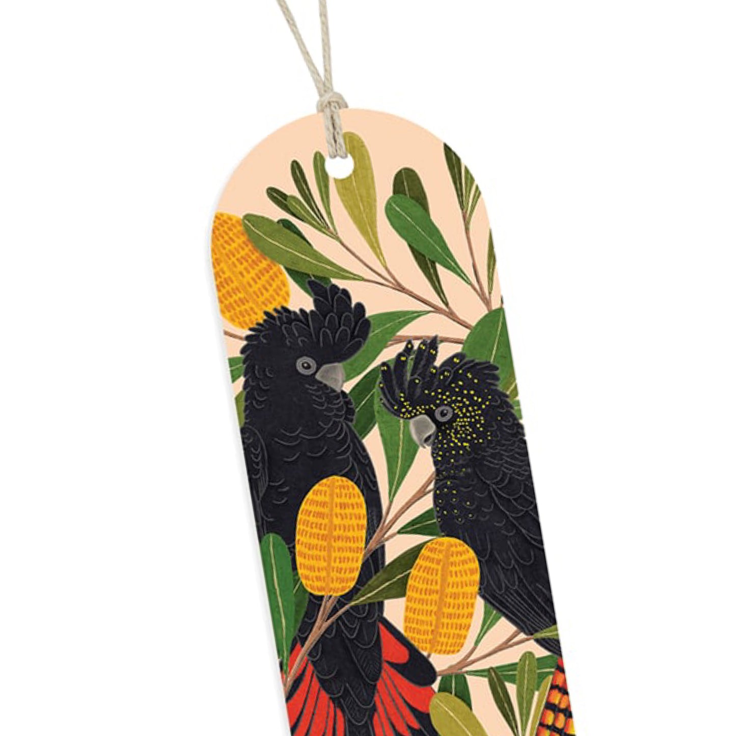 EARTH GREETINGS- Cockatoos & Banksia- Bookmark
