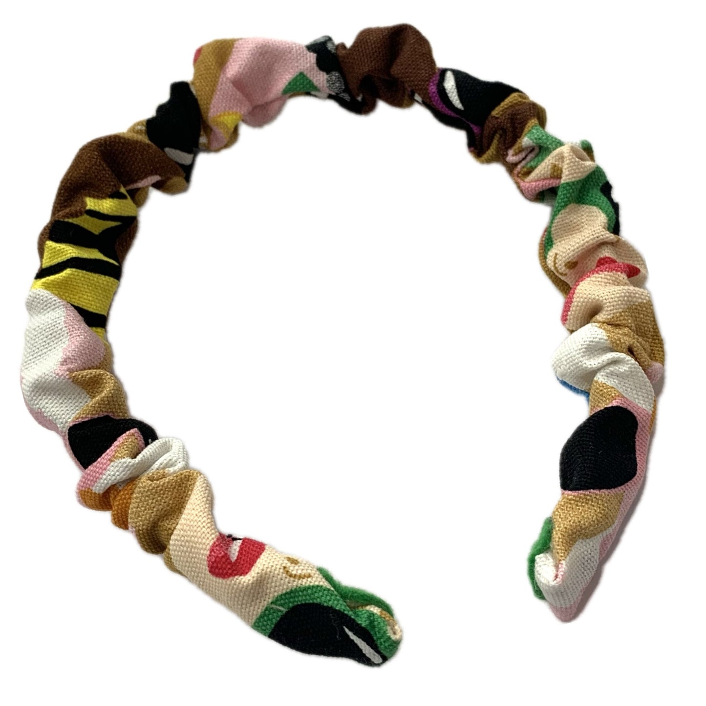 THIS BIRD HAS FLOWN -  SMALL SCRUNCHIE HEADBANDS- Diverse Faces