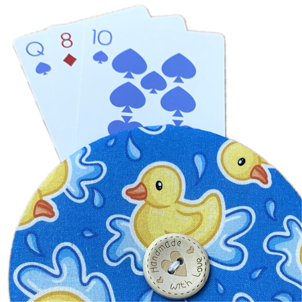 OH SEW ROSY: Playing Card Holders- RUBBER DUCKIES