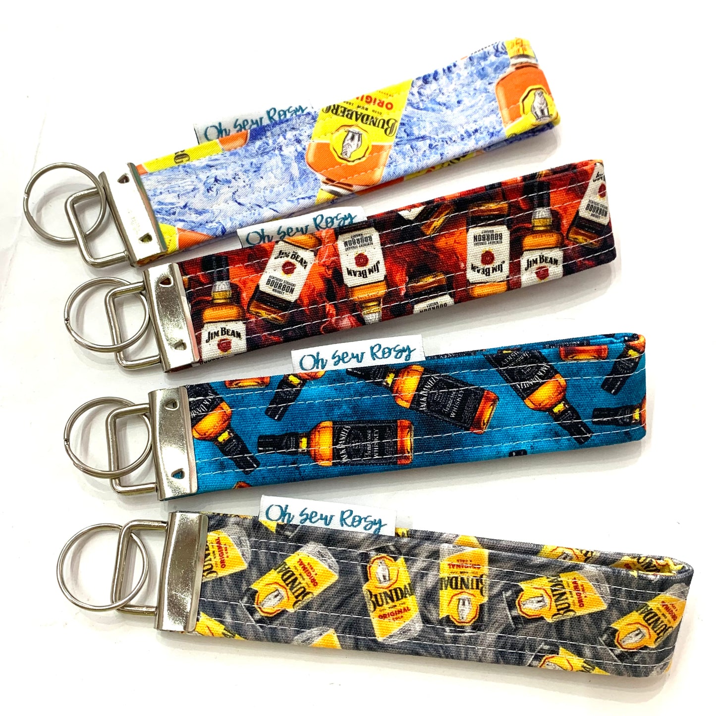 OH SEW ROSY: KEY FOBS/WRISTLET- JACK DANIELS