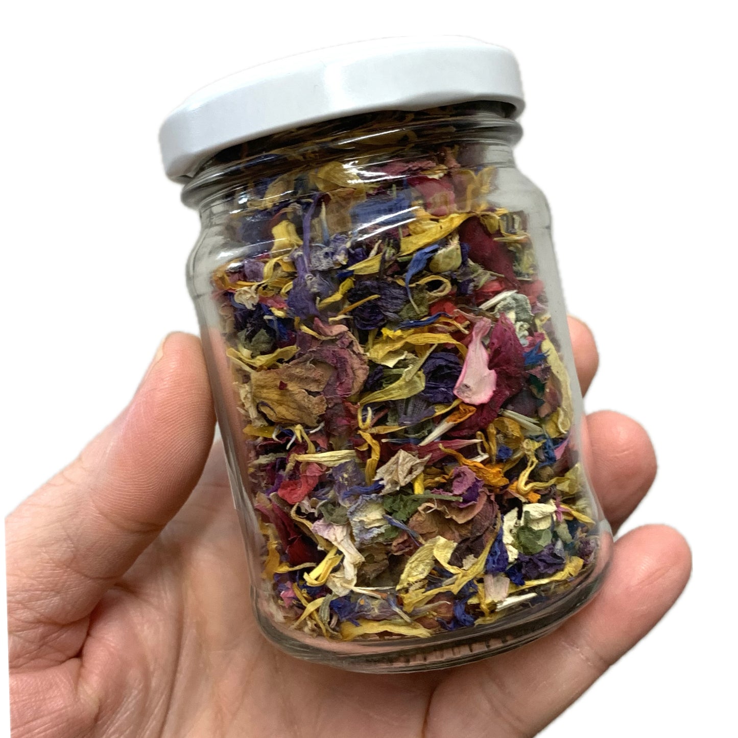 The Peel Thing- Edible Flower Sprinkles- “Rainbow Mix”