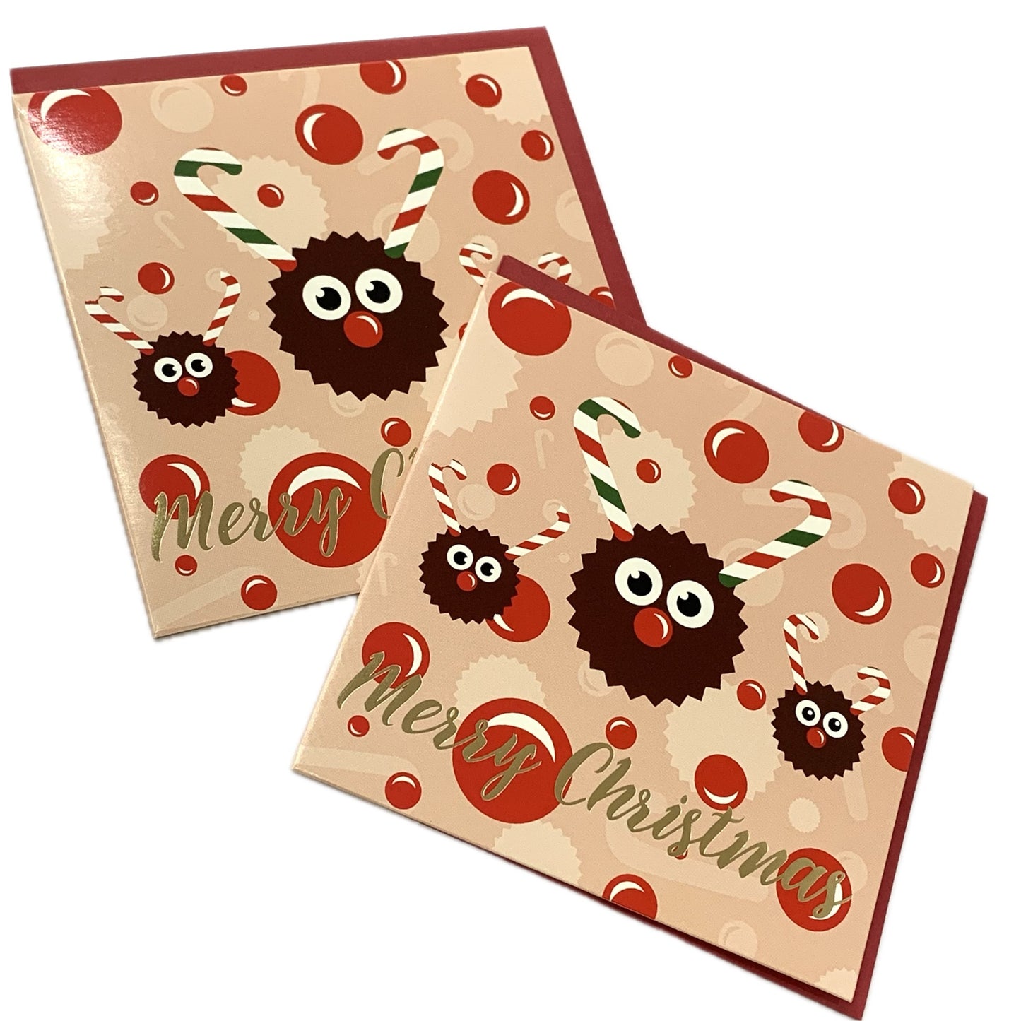 CANDLE BARK CREATIONS - "Nosy Reindeer"- Single Card