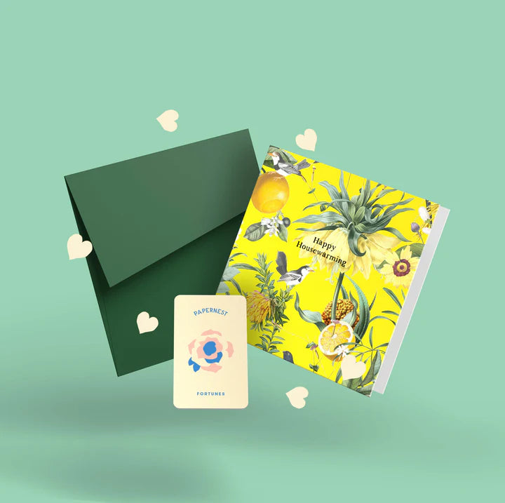 PAPERNEST - "Housewarming Birds & Lemons" Greeting Card