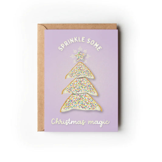 Green Mini Creative - "Fairy Bread Christmas" Greeting Card