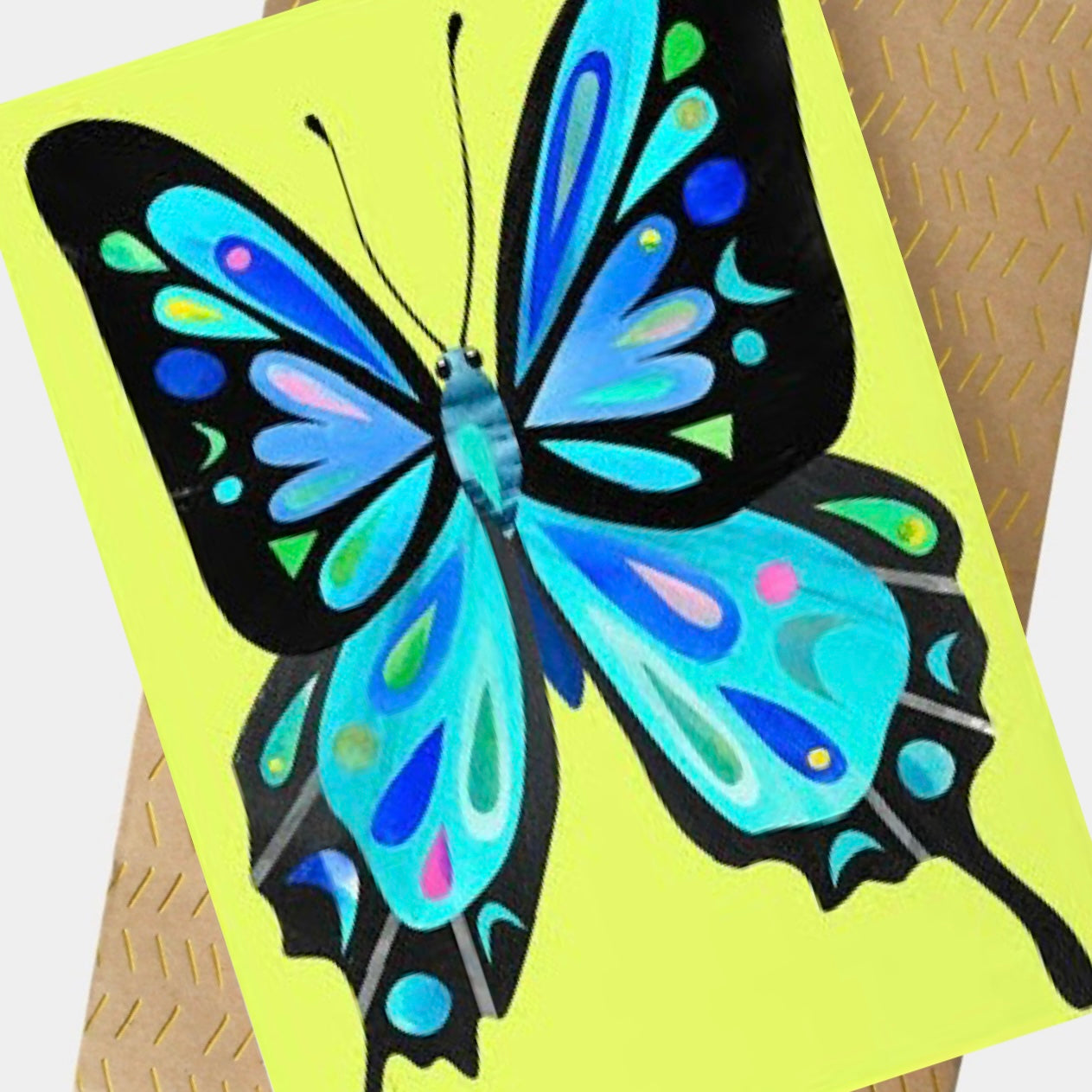 PETE CROMER - ULYSSES BUTTERFLY- GREETING CARD