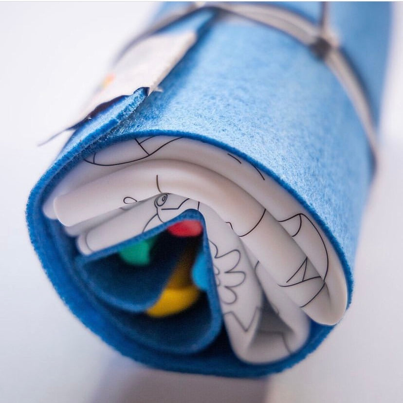 SCRIBBLE MAT- ORIGINAL- Under the Sea Reusable Scribble Mat