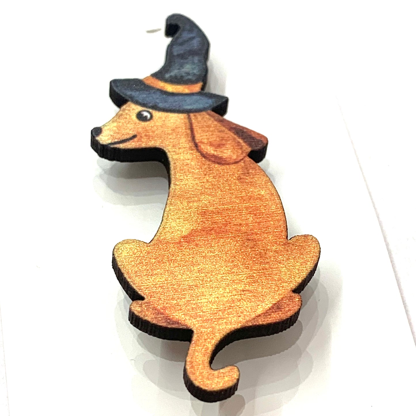 MAKIN' WHOOPEE - Wilfred the Wizard - Timber Halloween Brooch