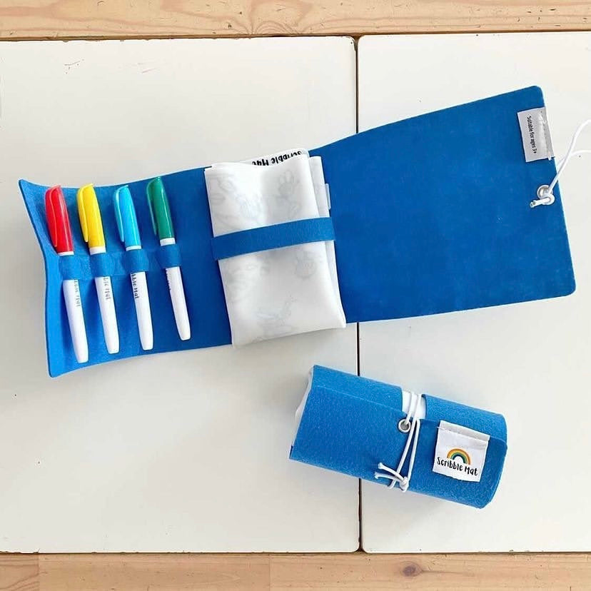 SCRIBBLE MAT- ORIGINAL- Under the Sea Reusable Scribble Mat