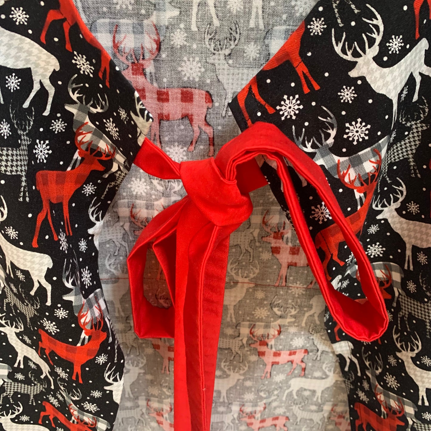 MAKIN' WHOOPEE - "Scandi Reindeer" Christmas Apron