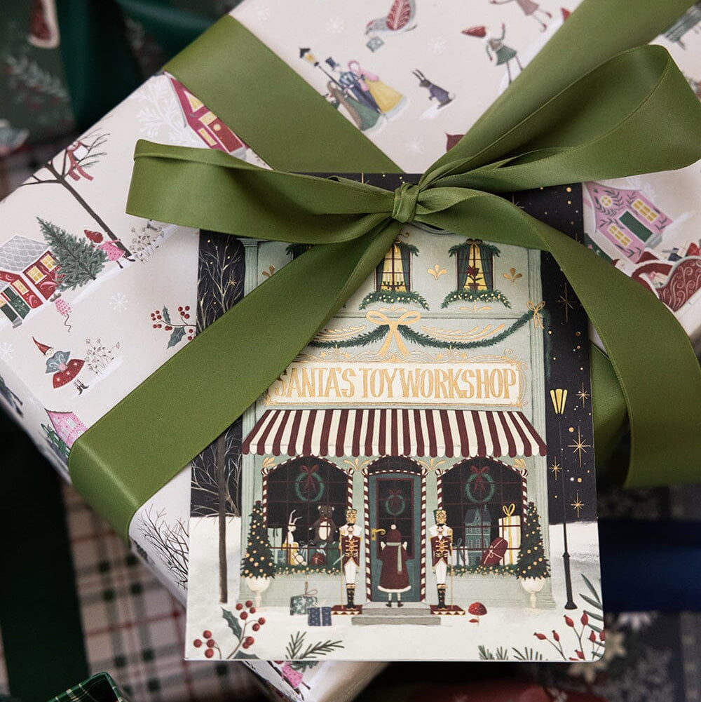 BESPOKE LETTERPRESS - 6 Pack Christmas Card Boxset - "The Christmas Village"