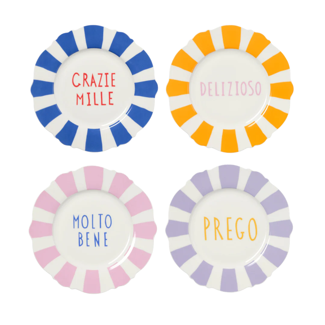 In The Roundhouse - "Grazie Mille" Dinner Plate Set