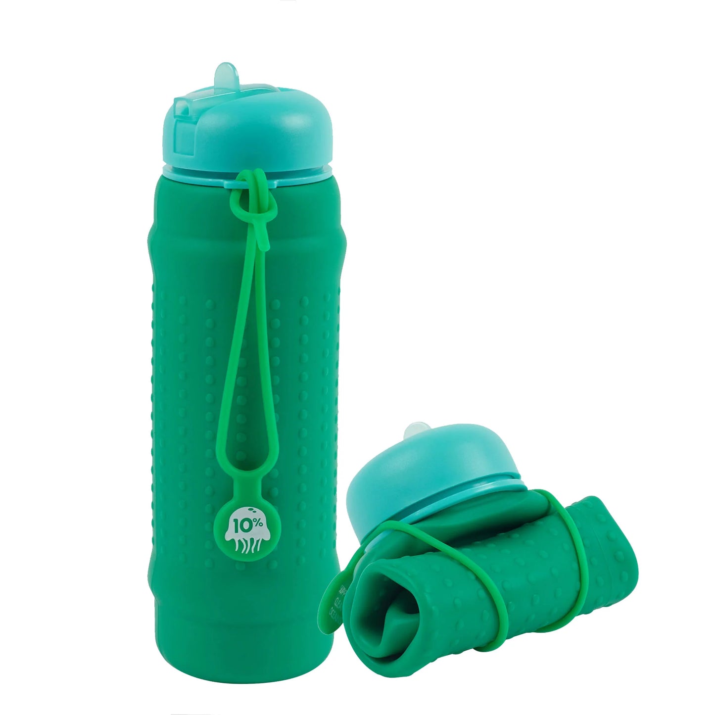 ROLLA BOTTLE - Collapsible Bottle - Green, Teal & Green