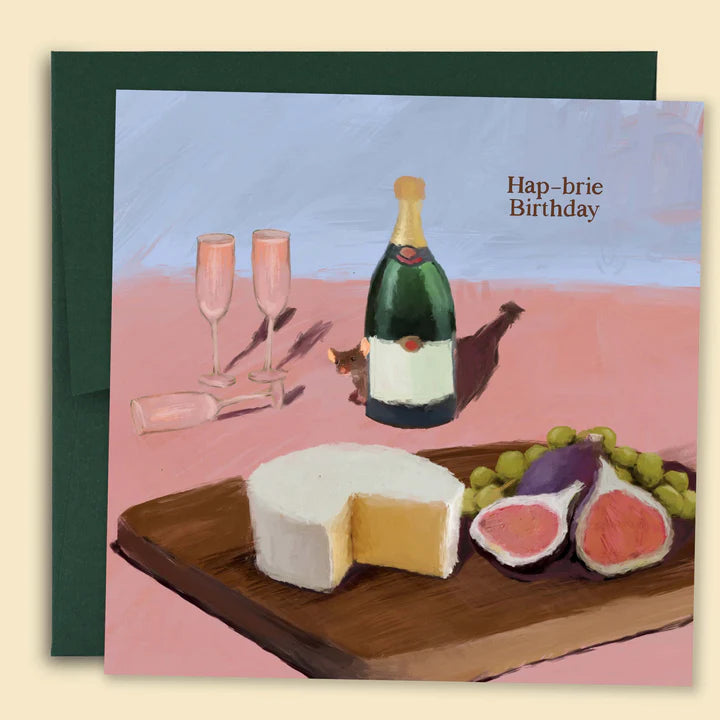 PAPERNEST - "Hap-brie Birthday" Greeting Card