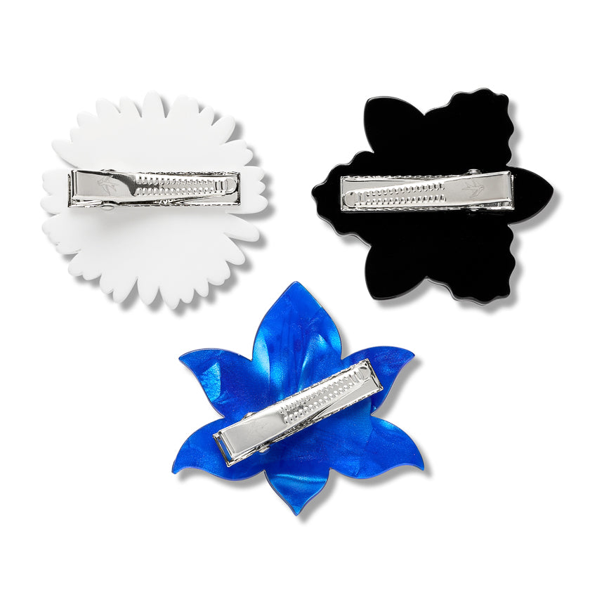 ERSTWILDER - "Assorted Flowers" Hair Clips - ROYAL BOTANIC GARDENS VICTORIA