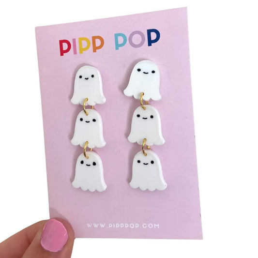 PIPP POP- Halloween Triple Ghost Dangles